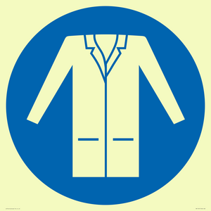 Custom Mandatory: Wear a lab coat